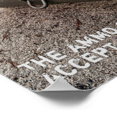 Kleines Ammo Carrier unaufhaltsames Poster (Ecke)