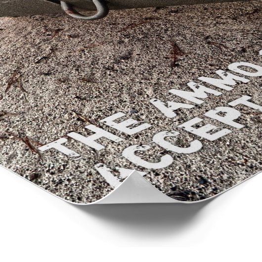 Kleines Ammo Carrier unaufhaltsames Poster (Ecke)