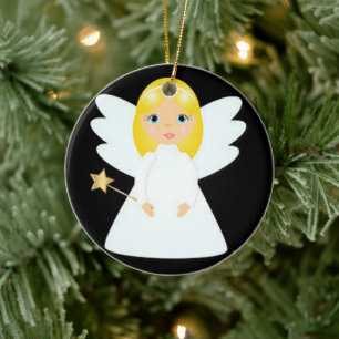 **KLEINES ANGEL** CHRISTMAS ORNANATION KERAMIK ORNAMENT