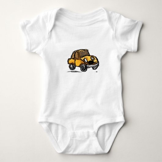 Kleines Auto Baby Strampler (Vorderseite)