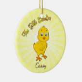Kleines Baby Chicken Keramikornament (Rechts)