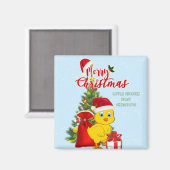 Kleines Baby Chicken Weihnachten Magnet (Vorderseite/Rückseite)