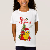Kleines Baby Chicken Weihnachten T-Shirt (Vorderseite)