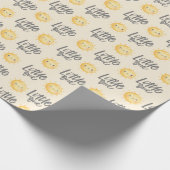 Kleines Baby-Duschpapier Geschenkpapier (Ecke)