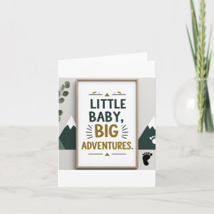 Kleines Baby groß Einladung