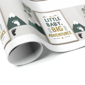Kleines Baby groß Geschenkpapier (Rolleneckpunkt)