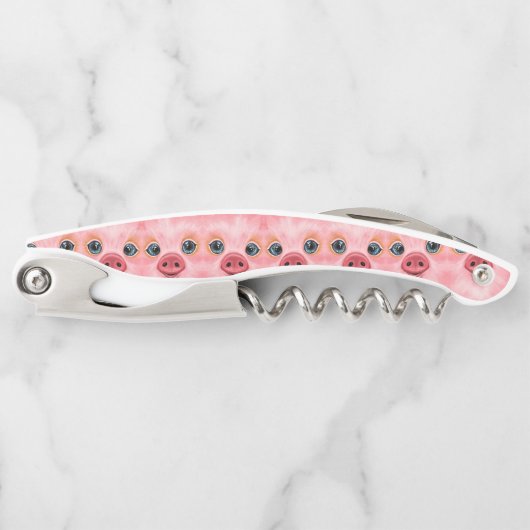 Kleines Baby Piggy - glücklich Kellnermesser (Vorderseite)