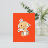 Kleines Baby Postkarte (Stehend Vorderseite)
