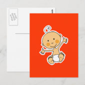 Kleines Baby Postkarte (Vorne/Hinten)