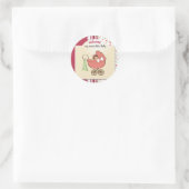 kleines Baby Runder Aufkleber (Tasche)