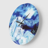 Kleines Baby- und Mama-Wall-Uhr Große Wanduhr (Winkel)