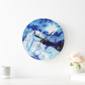 Kleines Baby- und Mama-Wall-Uhr Große Wanduhr (Zuhause)