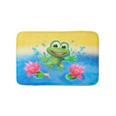 Kleines Bad matte Leap Frog Design. (Vorderseite)