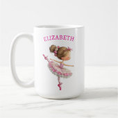 Kleines Ballerina-Mädchen Geburtstag Kaffeetasse (Links)