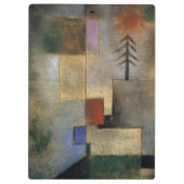 Kleines Bild von den Bäumen von Paul Klee Klemmbrett (Rückseite)