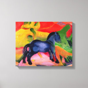 Kleines blaues Horse, 1912 Leinwanddruck