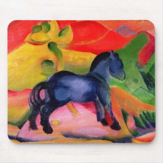 Kleines blaues Horse, 1912 Mousepad (Vorne)