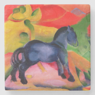 Kleines blaues Horse, 1912 Steinuntersetzer