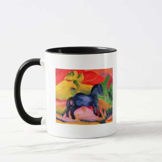 Kleines blaues Horse, 1912 Tasse (Links)