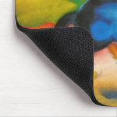Kleines blaues Pferd Mousepad (Ecke)