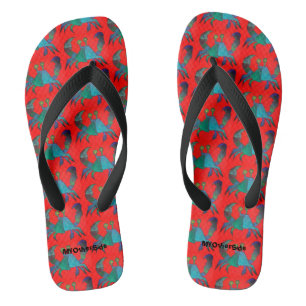 Kleines Blaukrebsmuster Badesandalen