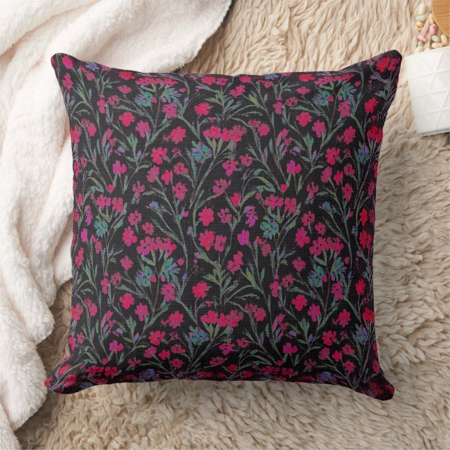 Kleines Blumenmuster Kissen (Decke)