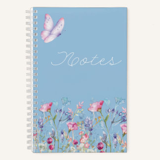 kleines Blumennotizbuch für die Arbeit Notizblock