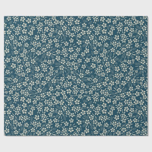 Kleines BlumenPackpapier Geschenkpapier (Flach)