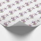 Kleines Blumenwackelpapier - empfindliche Blume Geschenkpapier (Ecke)