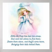 Kleines Bo-Peep niedliches Poster (Vorne)