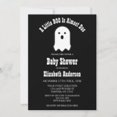 Kleines BOO auf dem Weg Halloween-Geist-Baby-Dusch Einladung (Vorderseite)