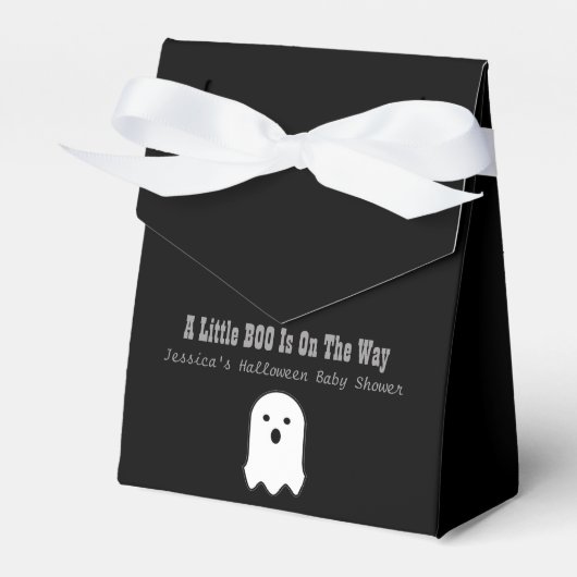Kleines BOO auf dem Weg zu Halloween-Geist Geschenkschachtel (Vorderseite)