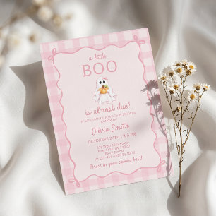 Kleines Boo Mädchen Geist Baby Shower Einladung