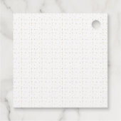 kleines Boot fast danke Ihnen Baby Dusche Geschenkanhänger (Rückseite)