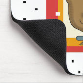 Kleines Brown-Hündchen Mousepad (Ecke)