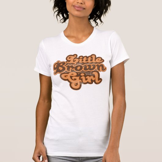 Kleines Brown-Mädchen 08 T-Shirt (Vorderseite)