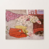 Kleines buddhistisches Monk-Puzzle Puzzle (Horizontal)