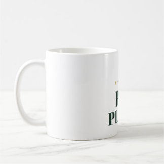 Kleines Budget Große Pläne Sparsame Typografie Kaffeetasse