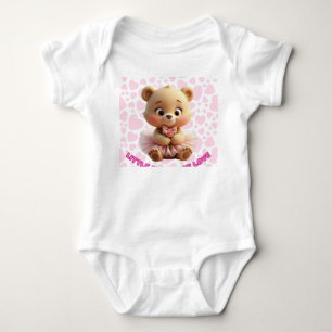 Kleines Bündel Liebe - Niedlicher Baby-Bär in Tutu Baby Strampler
