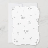 Kleines Bündel von freudlicher Weihnachtsdusche Einladung (Rückseite)