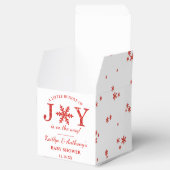 Kleines Bündel von freudlicher Weihnachtsdusche Geschenkschachtel (Geöffnet)