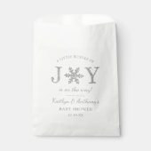 Kleines Bündel von freudlicher Weihnachtsdusche Geschenktütchen (Vorderseite)