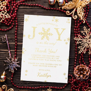 Kleines Bündel von fröhlicher Weihnachtsdusche ech Folieneinladung