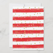 Kleines Bündel von Joy Red Truck Baby Shower Invit Einladung (Rückseite)