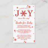 Kleines Bündel von Weihnachtsduschenbüchern Begleitkarte (Vorderseite)