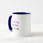 Kleines Cat Beach Girl Tasse (Vorderseite Links)