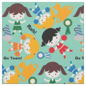 Kleines Cheerleader-Gewebe Stoff (Nahaufnahme)