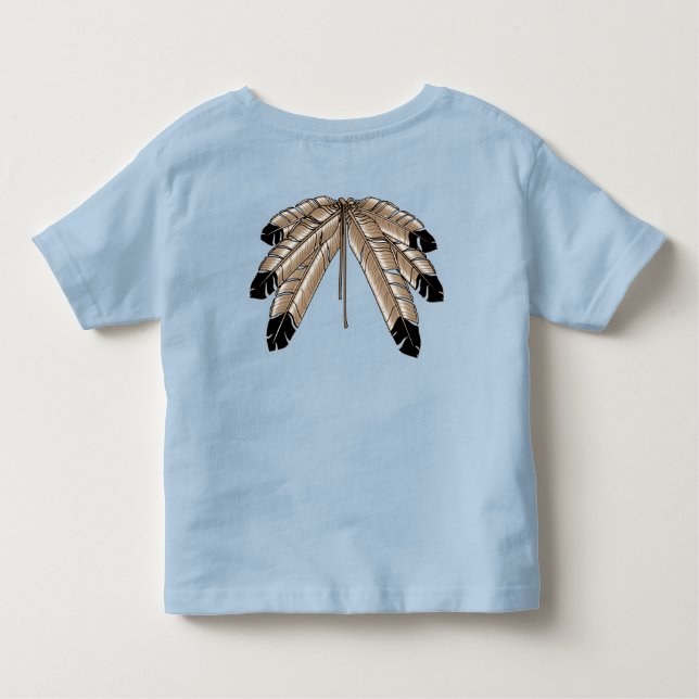Kleines Chief Baby Shirt First Nations Kinderkind  (Rückseite)