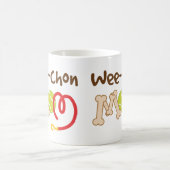 Kleines-Chon Hundezucht-Mama-Geschenk Kaffeetasse (Mittel)