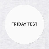 Kleines Circle Closing Label Etiketten (Design 1)